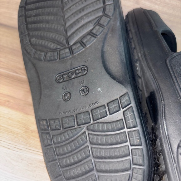 Crocs Black Double Strap Sandals - Picture 8 of 8